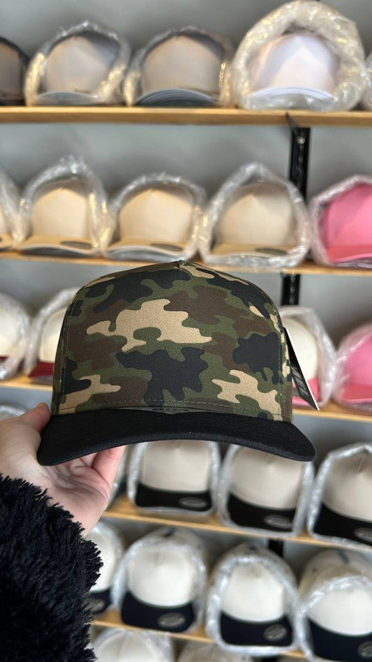 Gorra Camuflaje/Negro