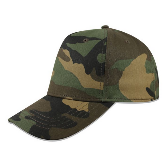 Gorra Acrílico Camuflaje Visera Curva