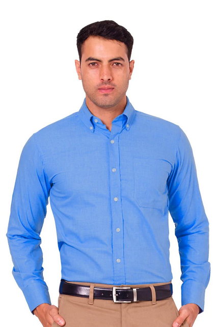 CAMISA FORMAL MANGA LARGA  HOMBRE