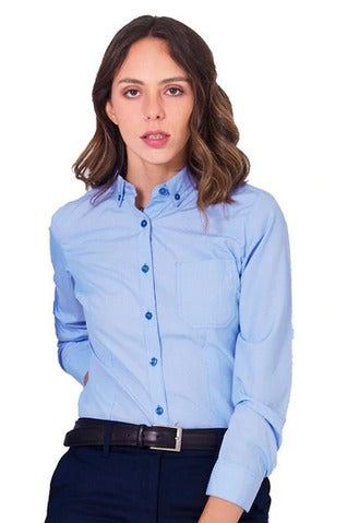 CAMISA FORMAL MANGA LARGA  MUJER