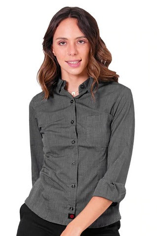 CAMISA FORMAL MANGA LARGA  MUJER