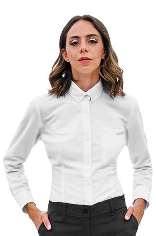 CAMISA FORMAL MANGA LARGA  MUJER